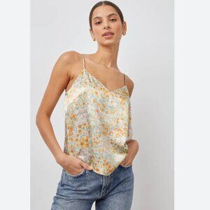 📦 MOVING SALE! Rails Paola Cami Top in Summer Meadow Print - Satin Floral